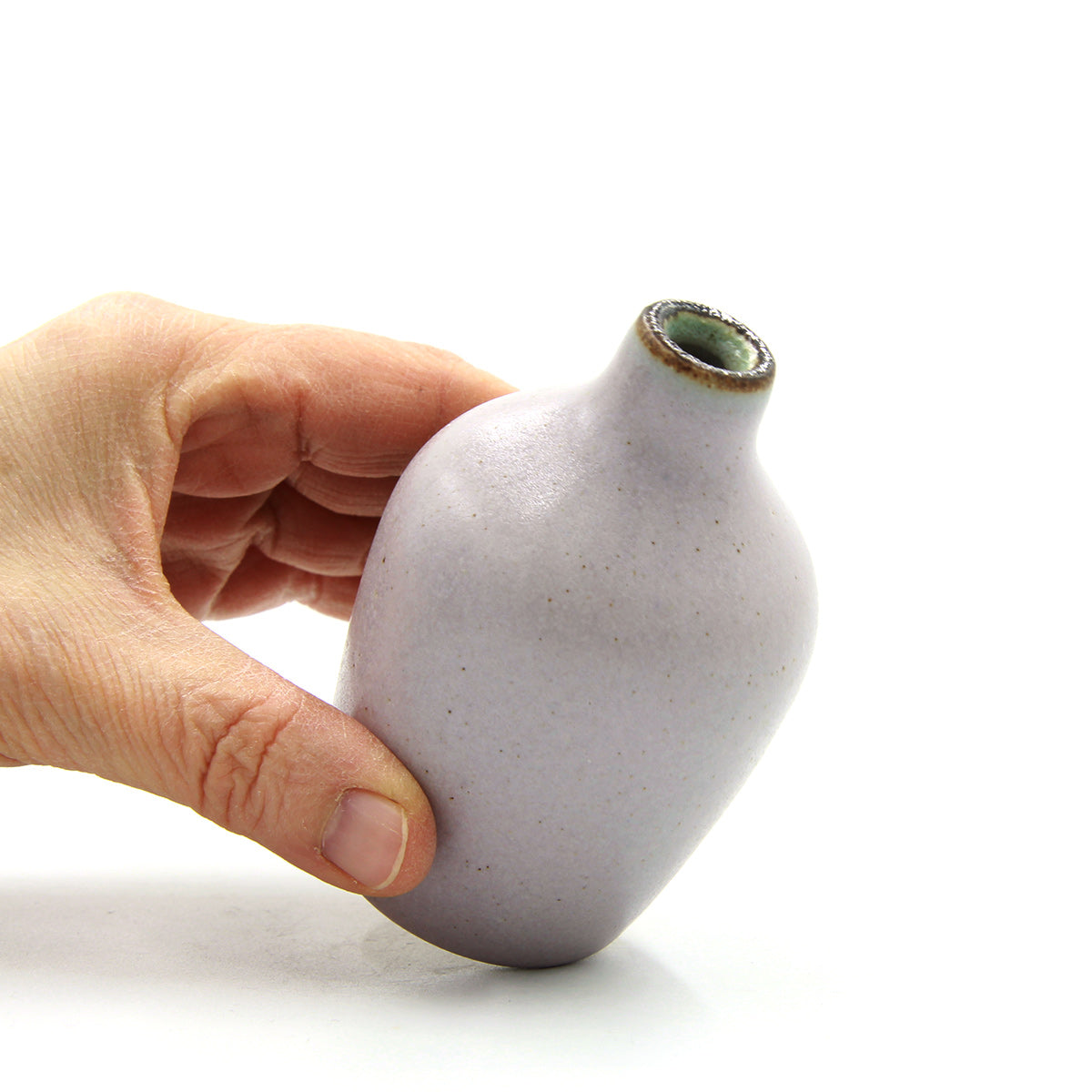 Dark Rim vase #1080