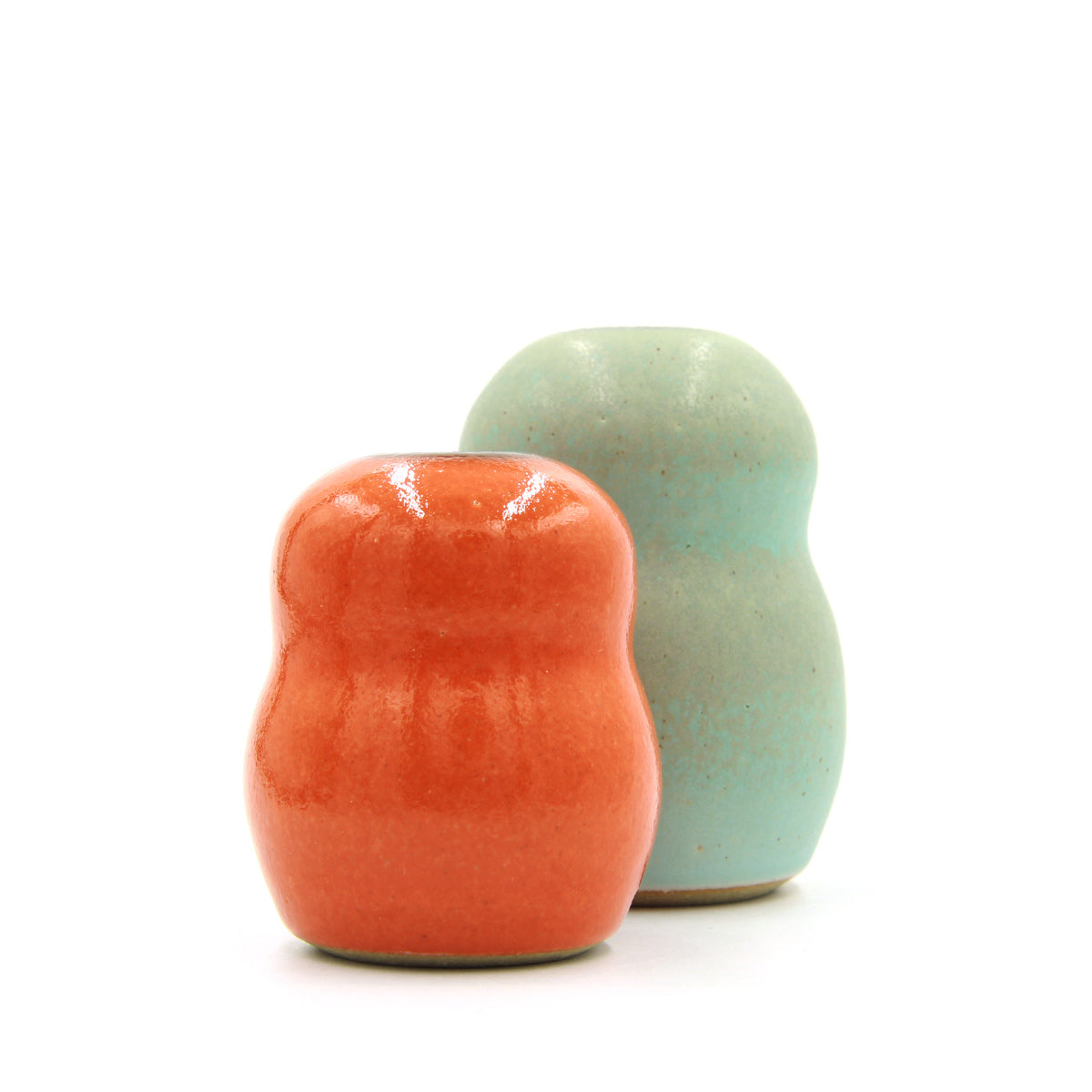 Dark Rim vase #1095