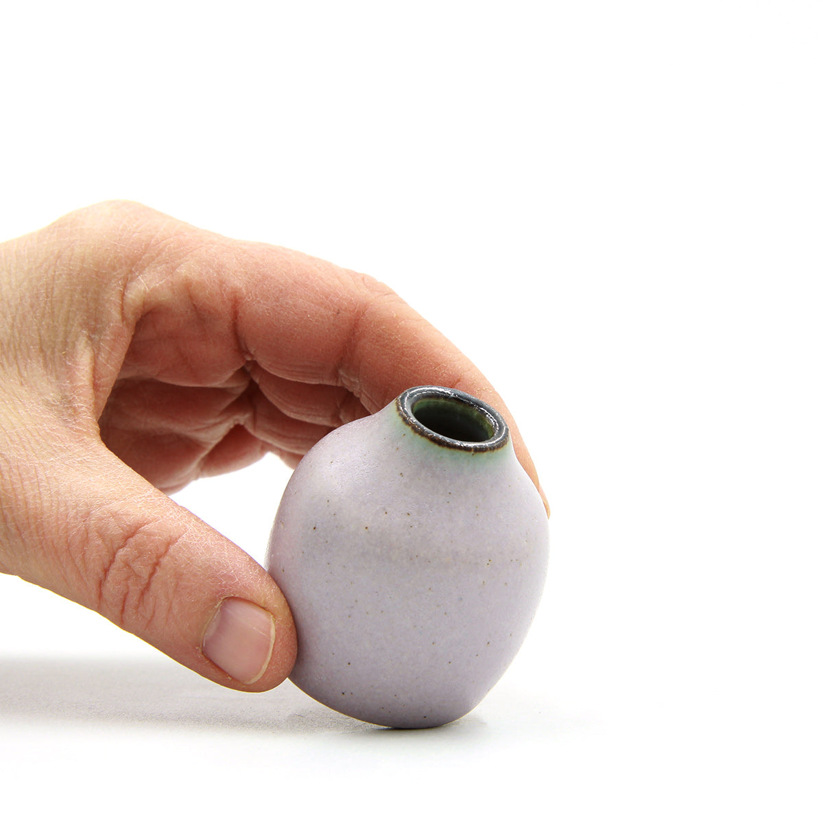 Dark Rim vase #1097