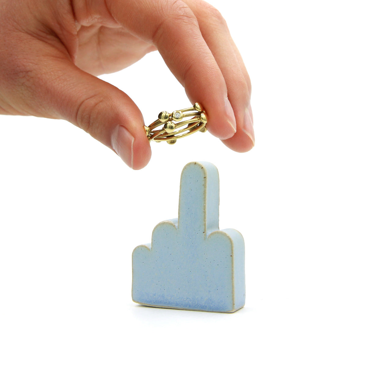 Digit Ringholder - Middle - Cielo