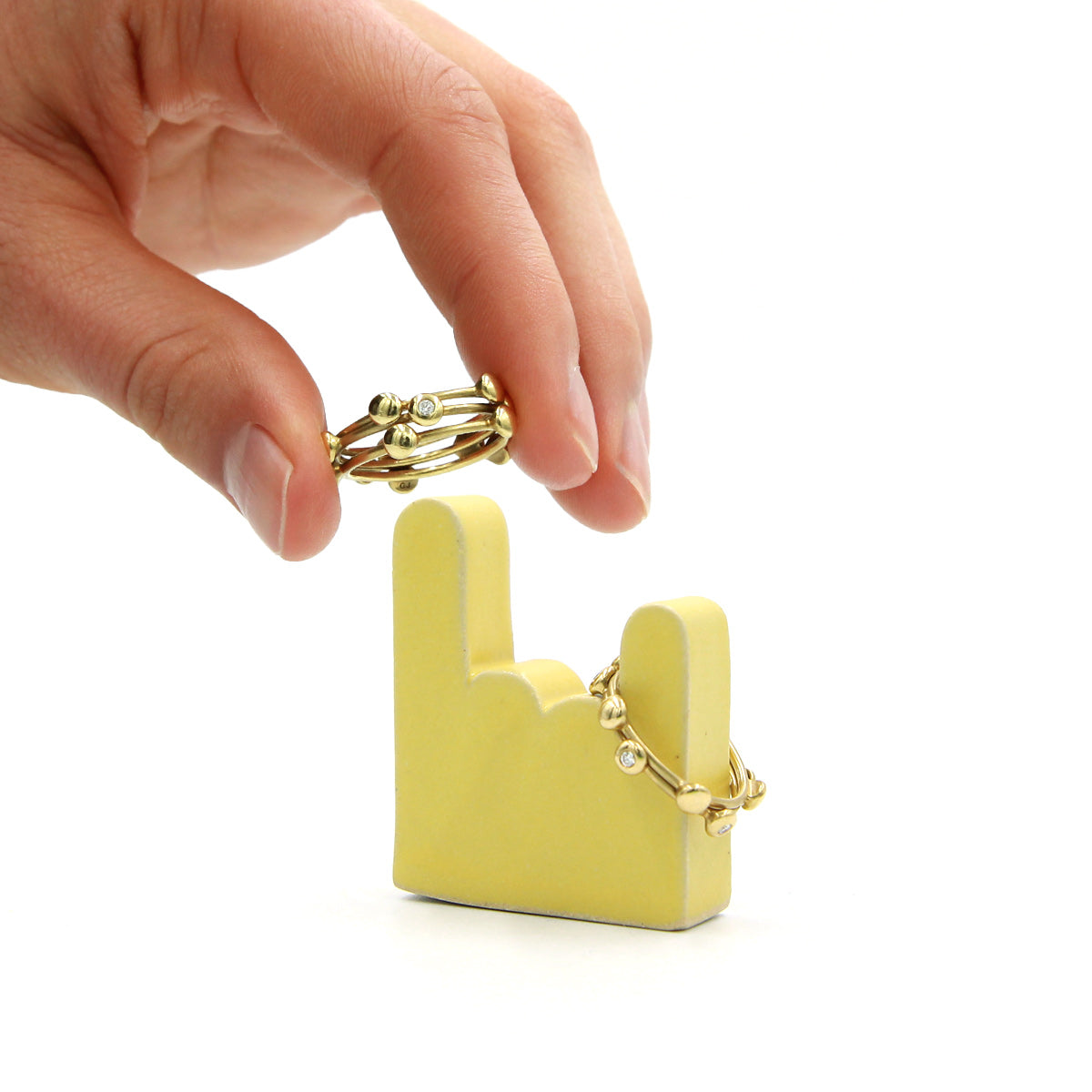 Digit Ringholder - Rock On - Citron