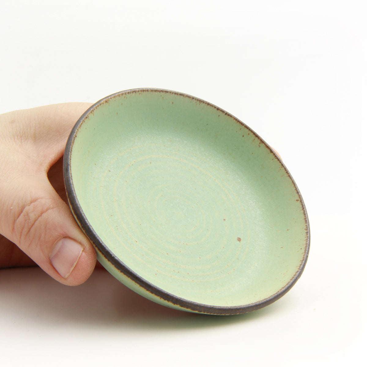 DR B1 niedrig - kleine flache Schale - Mint