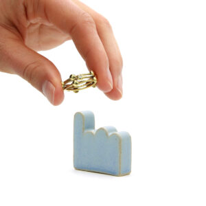 Digit ringholder - pinky - cielo