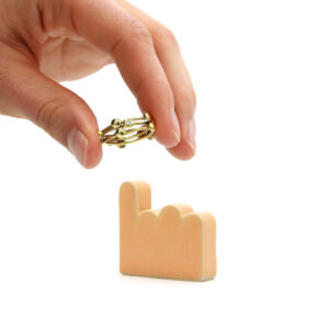 Digit ringholder - pinky - PEACH