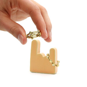 Alternative view of Digits - Ringhalter - Rock On - Peach