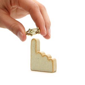 Digit ringholder - uno - CARAMELO