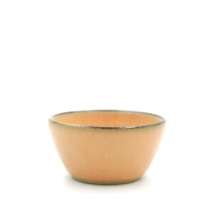 Dark Rim lille skål PEACH